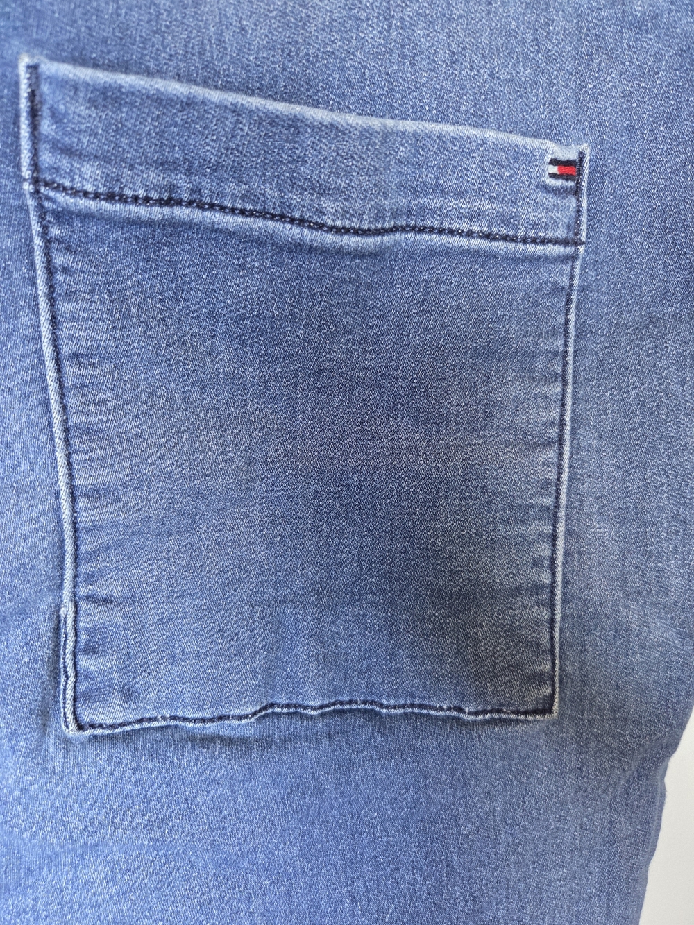 Tommy Hilfiger Men's‎ Dark Blue Denim-Style Joggers with Drawstring - Picture 10 of 10